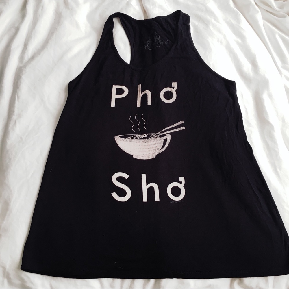 Graphic Racerback Tank Top